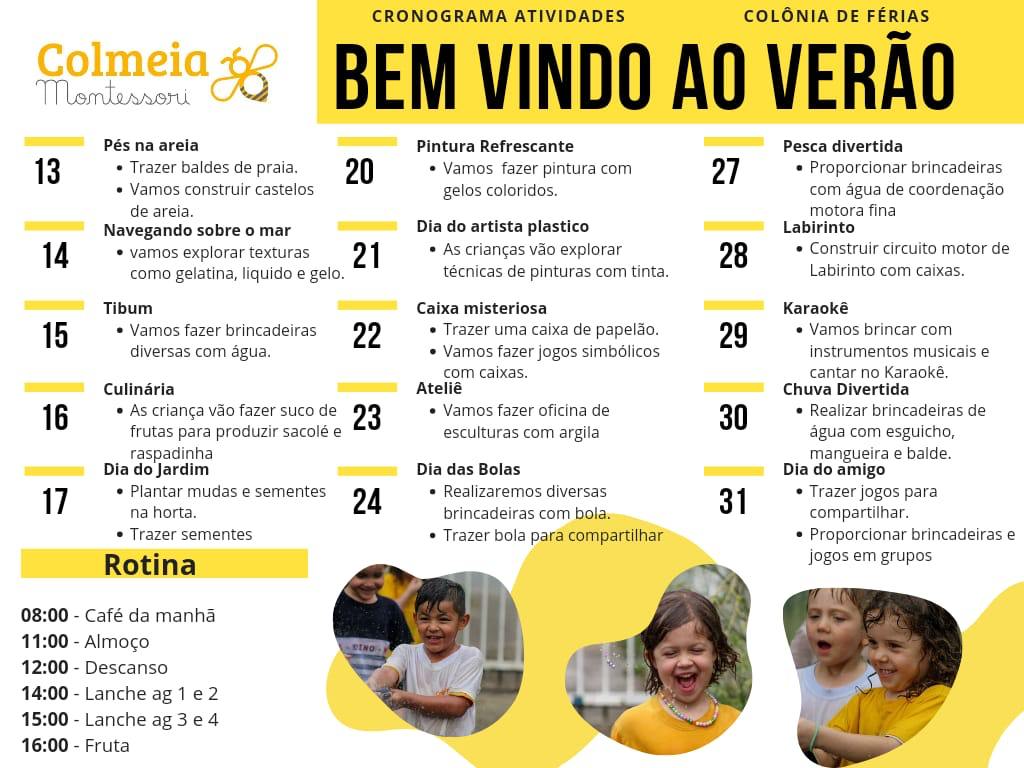 Colônia Férias Verão 2025